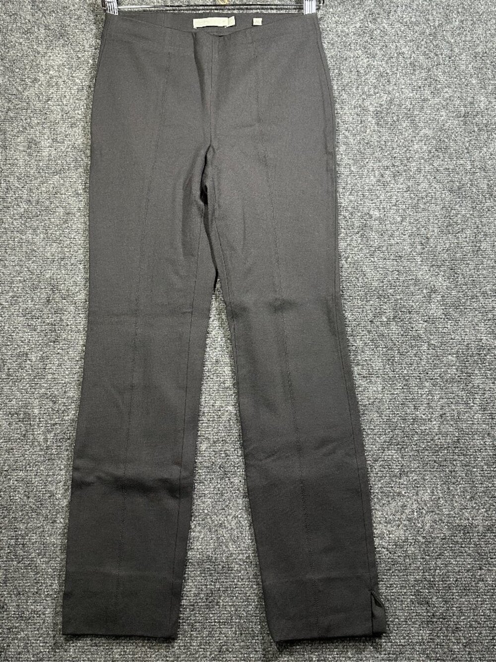 Vince Pants Womens XS Gray Stretch Pull On Elastic Waist Viscose Nylon Flat Fron